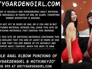 Transcript anal elbow fisting and punching of Dirtygardengirl & Hotkinkyjo